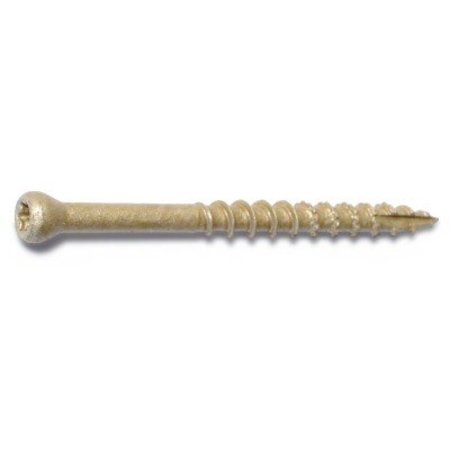 Saberdrive Deck Screw, #8 x 2 in, Steel, Trim Head, Torx Drive, 173 PK 51660